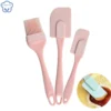 Lot de 3 spatules en silicone résistantes à la chaleur